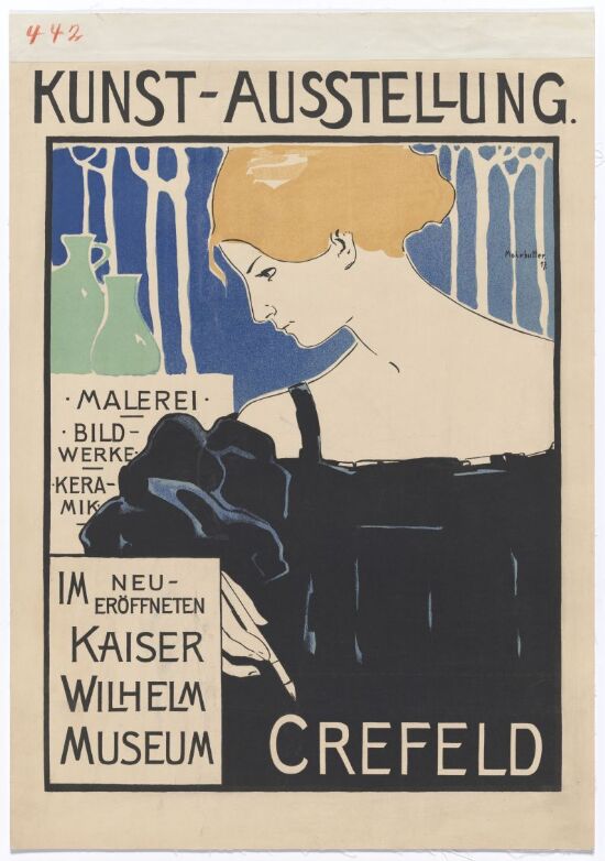 Art Exhibition in the Recently Opened Kaiser Wilhelm Museum in Krefeld