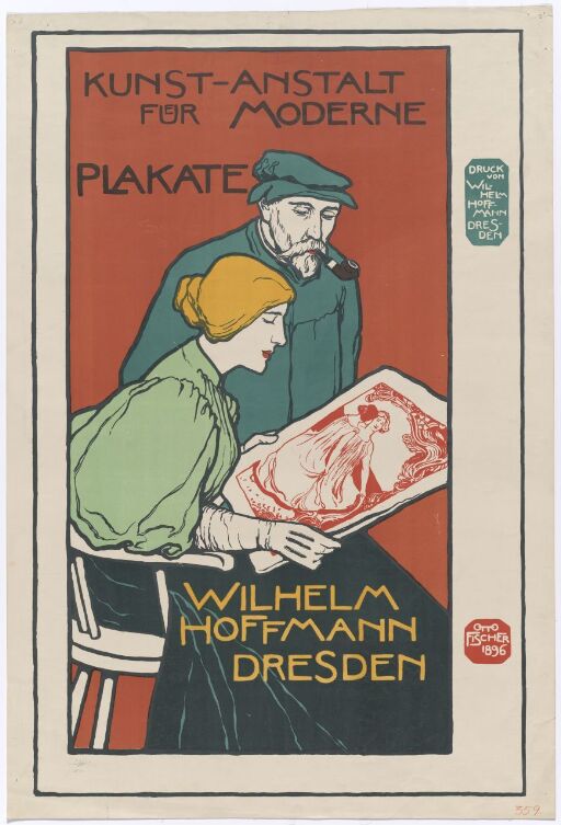 Art Printshop for Modern Posters, Wilhelm Hoffman Dresden