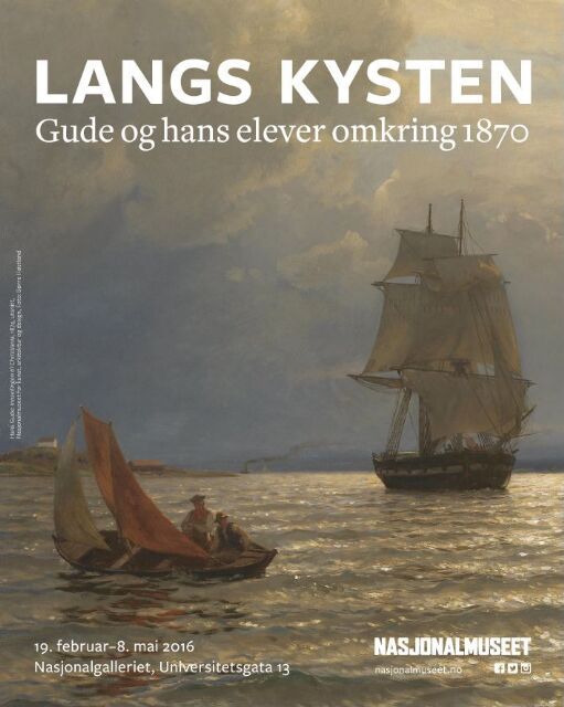 Langs kysten. Gude og hans elever omkring 1870