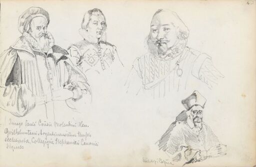 Johann Paul Crusius; mannsportrett; Jacob von Hohengeroldseck; Roberto Bellarmino