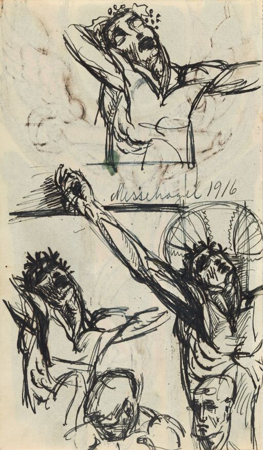 Study for Chasuble with Crucified Christ