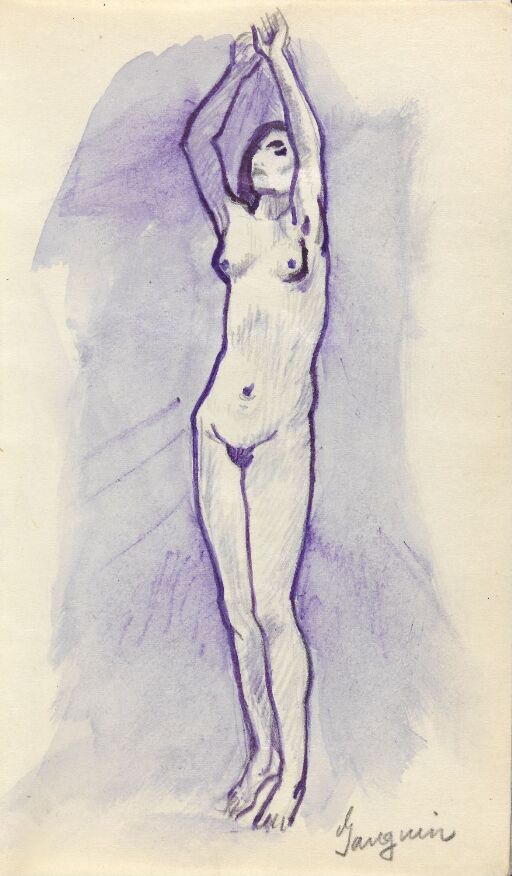 Figure from Gauguin's 'The Invocation'