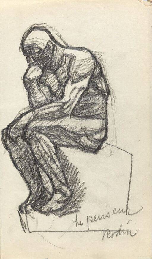 The Thinker. After Rodin