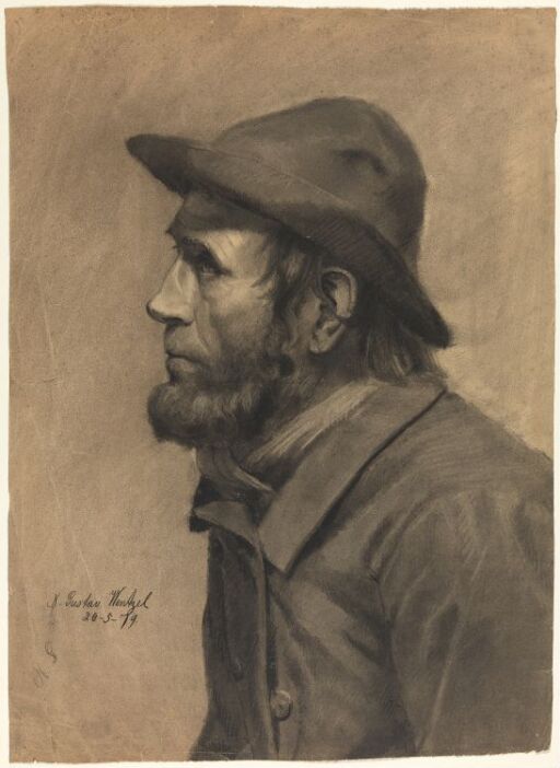 Bearded Man with Hat