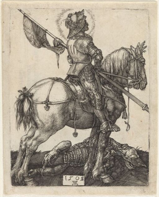 St. George on horseback