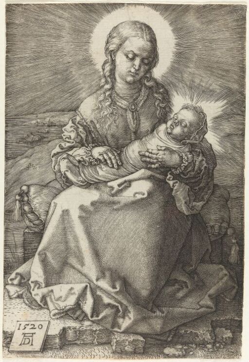 Maria med Jesus som lindebarn