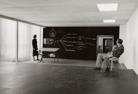 Bilder fra Arne Korsmos undervisning på SHKS