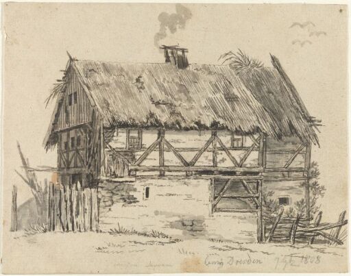 House with Thatched Roof