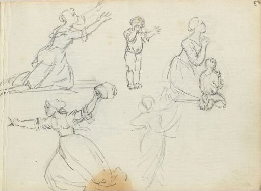 Figure Studies; Children and Women in Dramatic Poses
