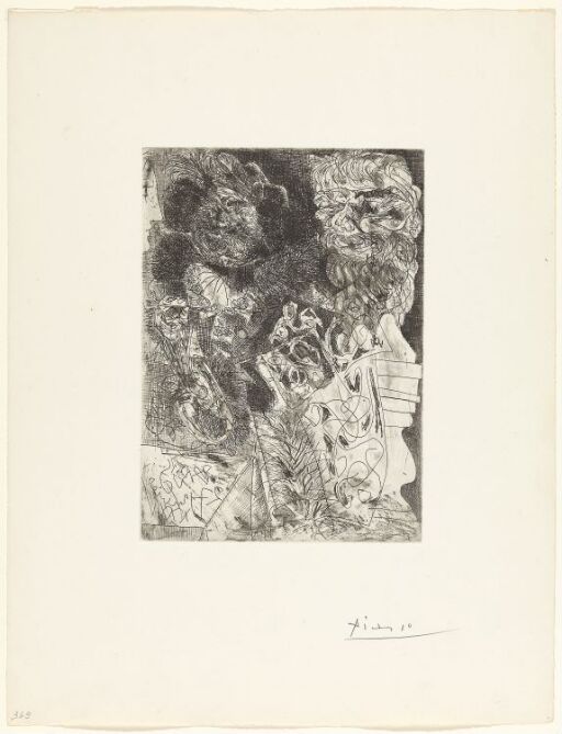 Rembrandt med turban, pels og elefantøye