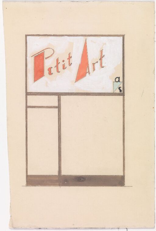 Fasade til forretningen Petit Art