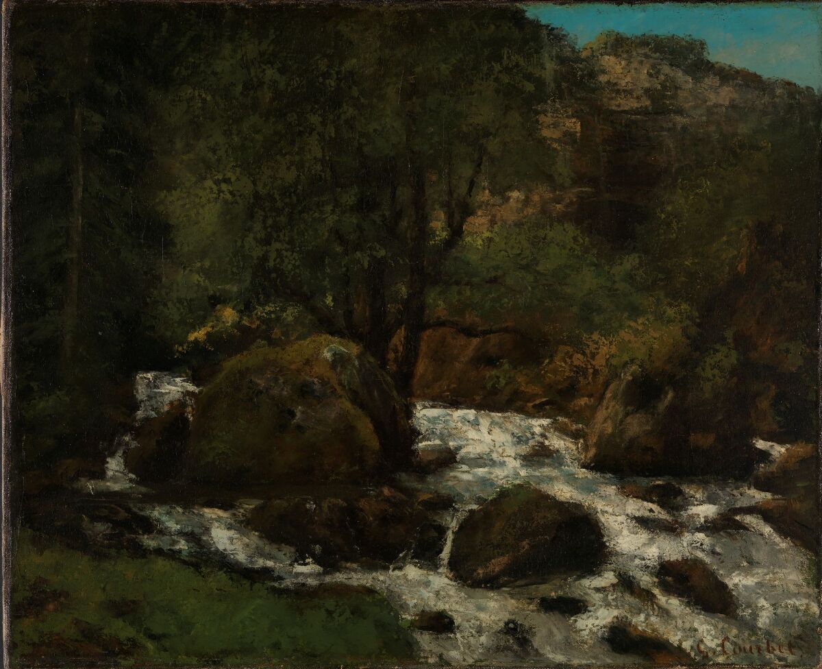 Gustave Courbet, Forest Brook, Jura – Nasjonalmuseet – Collection