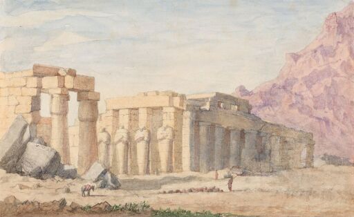 The Ramesseum Temple in Luxor