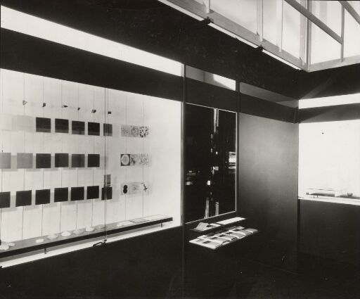 Exhibition stands at the Milano Triennale