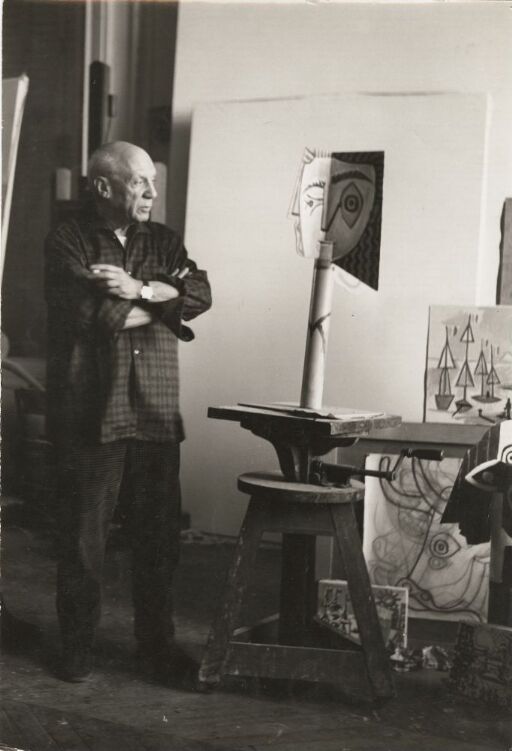 Picasso with Sylvette