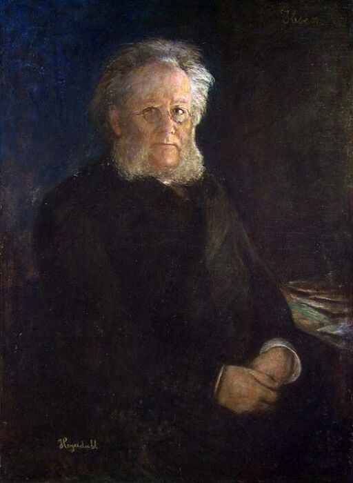 Portrait of the Poet Henrik Ibsen