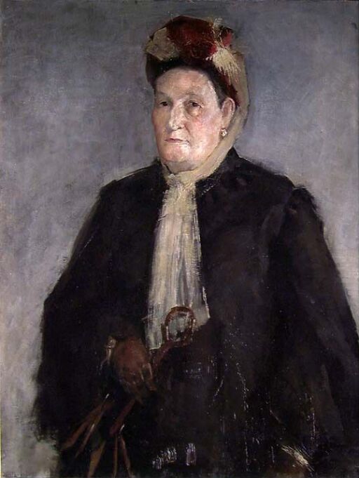 Portrait of Mathea Strøm, the Artist's Mother