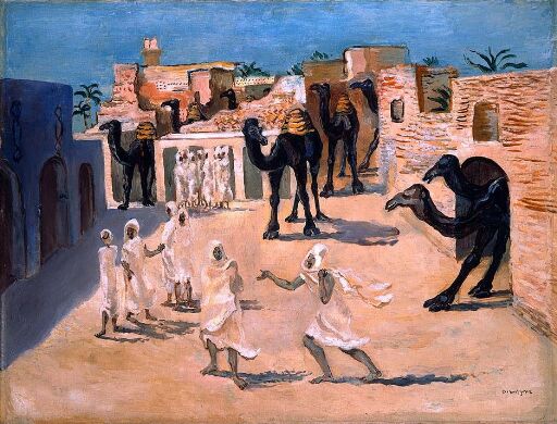 Kamelenes ankomst til Nefta, Tunis