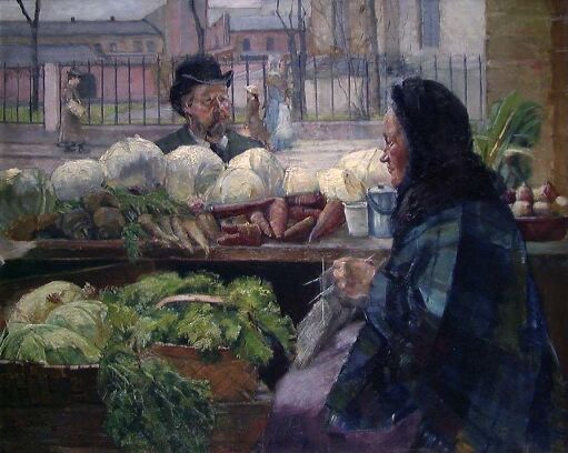 Scene from the Vegetable Market