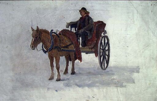 Man with Horse and Cart