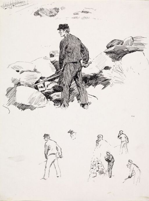 Illustrasjon til Jonas Lie "Familien på Gilje", København 1903 [-1904]