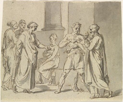 Scene from a comedy by Terence