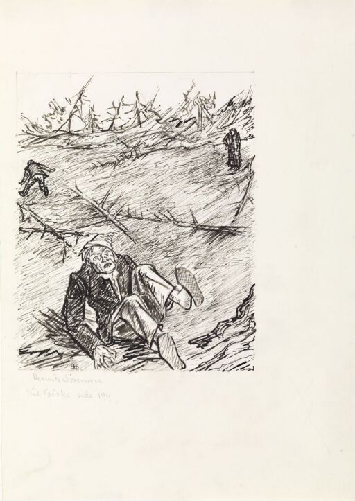 Illustrasjon til "Giske", P. Chr. Asbjörnsen og J. Moe, Samlede eventyr, 1936
