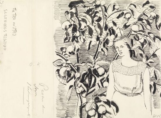 Illustrasjon til "Tro og Utro", P. Chr. Asbjörnsen og J. Moe, Samlede eventyr, 1936