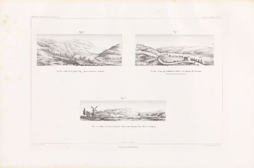 Vues de montagnes formées de différent terrains, en Norwège
