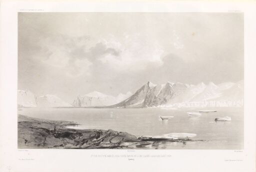 Tredje panorama over Bellsund den 4. august 1838