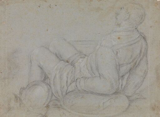 Study of a reclining male Figure