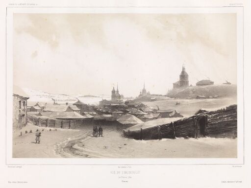 Utsikt over Dorogobouje, 4. februar 1840 (Russland)
