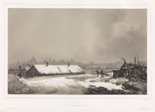 Utsikt til Minsk, på vei til Smolensk, 2. februar 1840