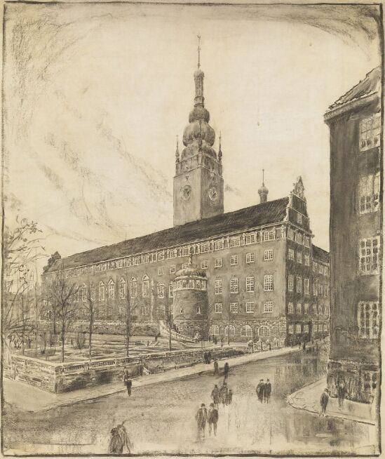 Byens Taarn. Konkurranseutkast til Kristiania Raadhus