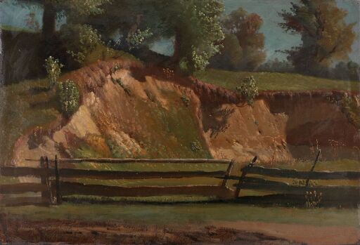 Landscape study with a Fence