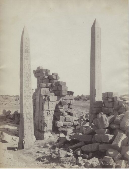 (Charnak) Obelisques de Touthmès I. & de sa fille Hatasou