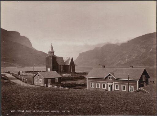 Vang Church and Vicarage in Valdres