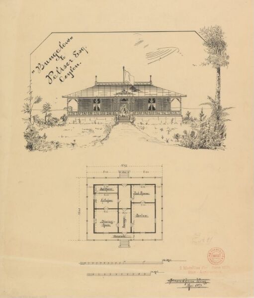 Hus for herr Paliser på Ceylon