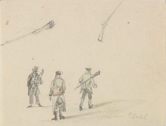 Studier av jegere og geværer