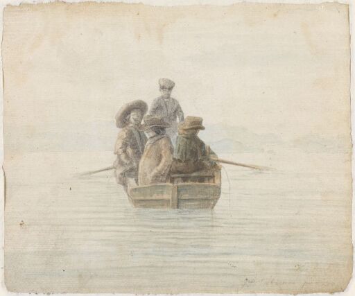 Four Men Rowing