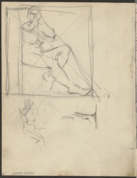 Seated female Nude