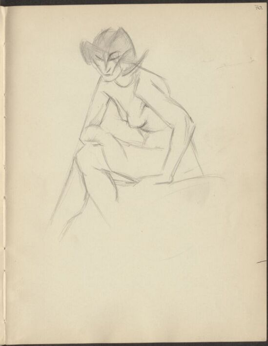 Seated female Nude