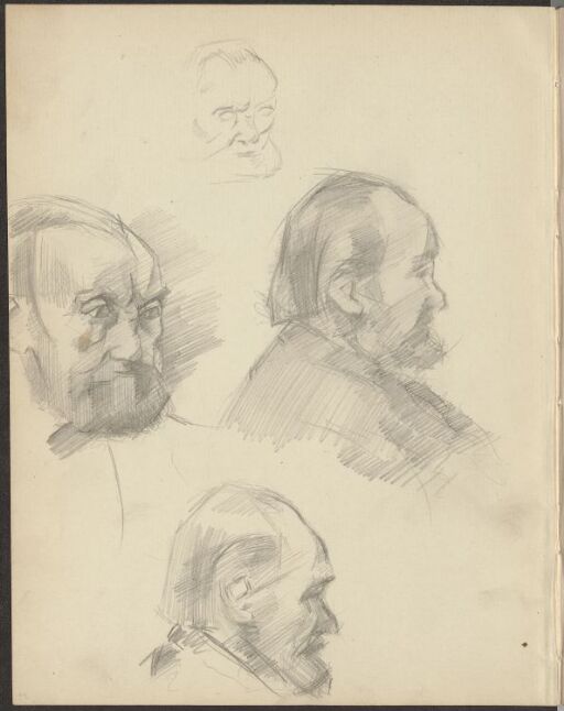 Studies of a male Head