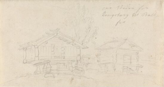 To stabbur mellom Kongsberg og Bolkesjø