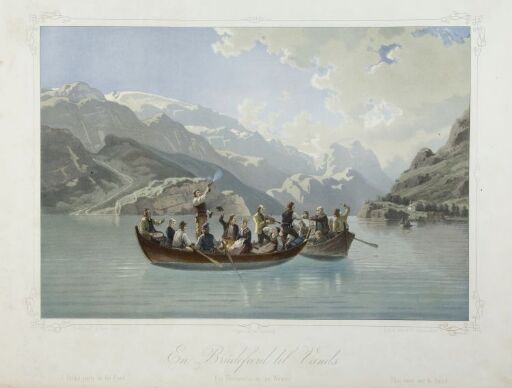 A Bridal Party on the Fjord