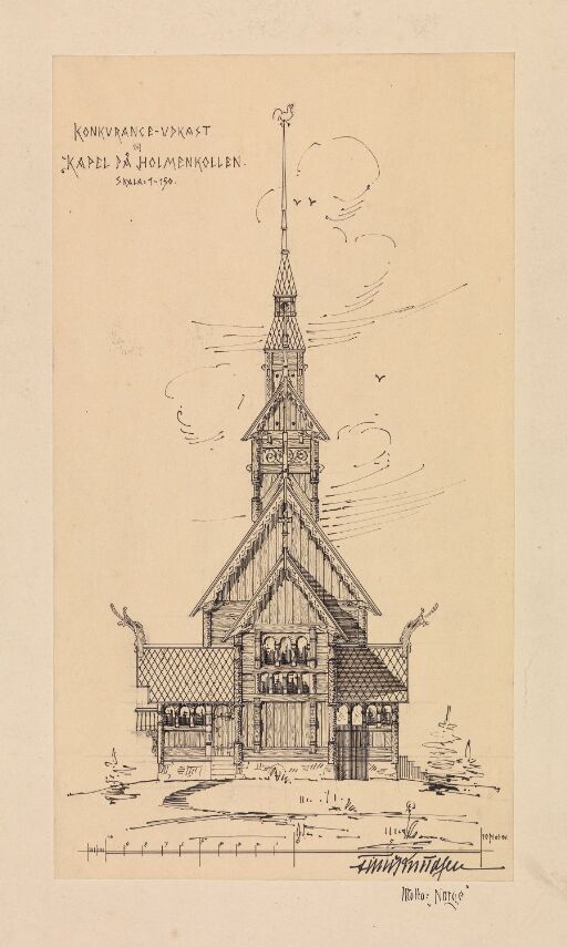 Proposal for a Chapel at Holmenkollen