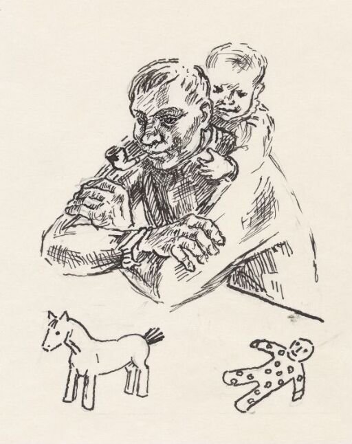 Illustrasjon til M. Sjolokhov, "En manns skjebne", 1960