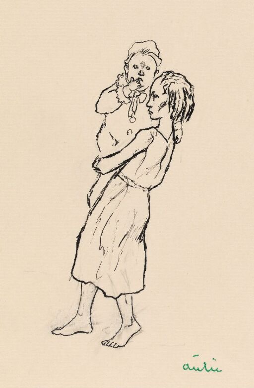Illustrasjon til M.A.Nexø, "Pelle Erobreren"