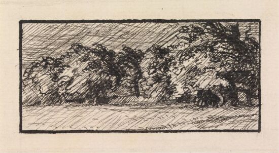 "...under Gærdet løb en Hulvej mellem gamle Kastanietræer"