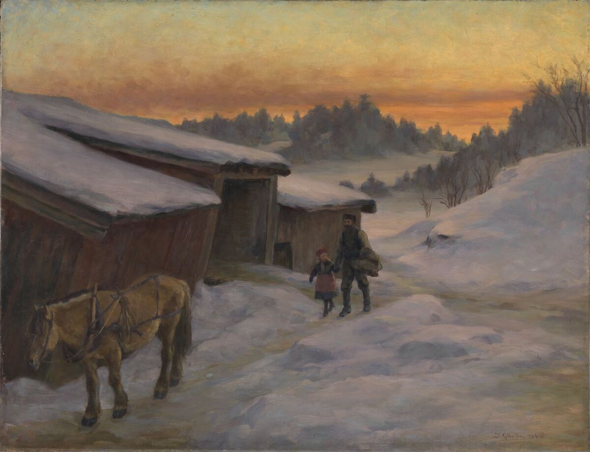 Jacob Gløersen, A Farm at Lysaker – Nasjonalmuseet – Collection